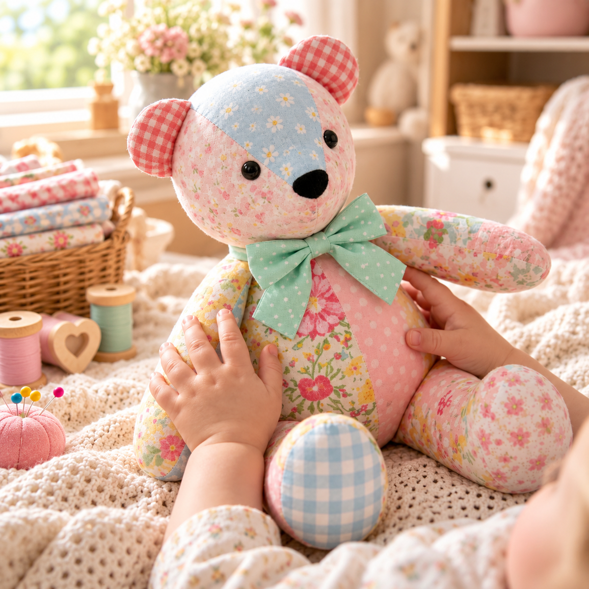 Memory Bear Pattern, 20 Sizes Included, DIY Keepsake Teddy Bear PDF Download