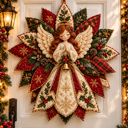 🎉 Holiday Celebration 100% OFF 🎄 – Festive Quilted Christmas Door Hanging DIY Sewing Kit