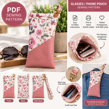 Handbag Sewing Pattern – Printable PDF